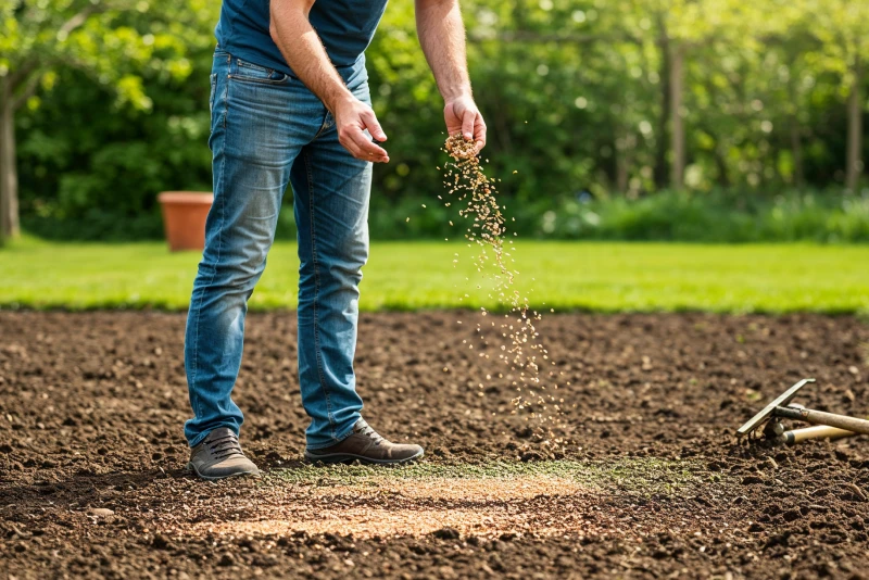 Как правильно посеять газон в мае