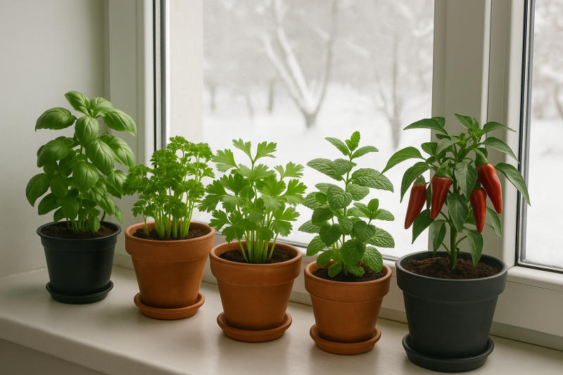 С грядки в квартиру